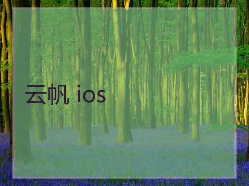 云帆 ios