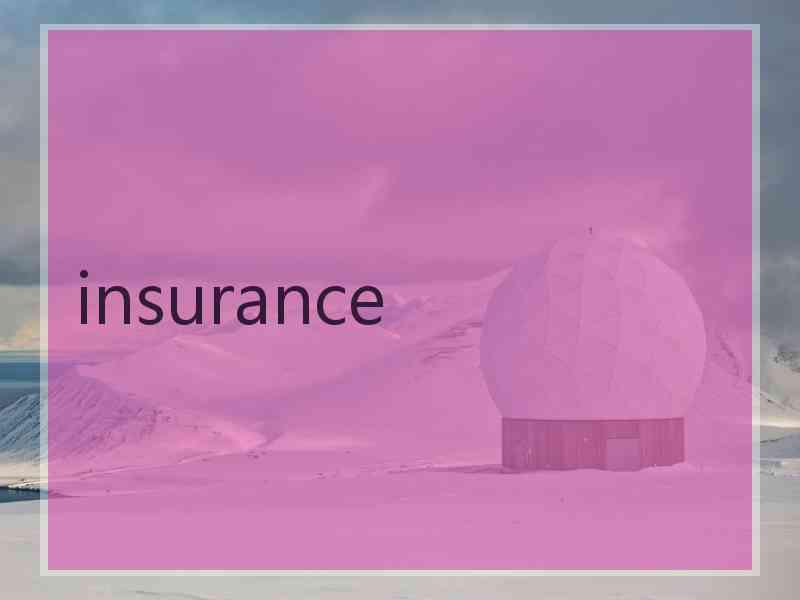 insurance